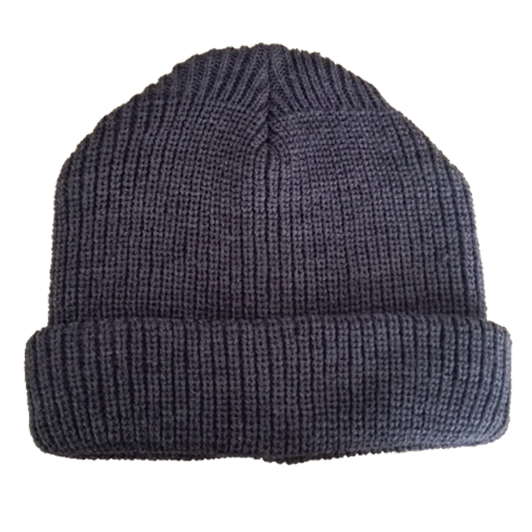 beanie made of wool or acrylic